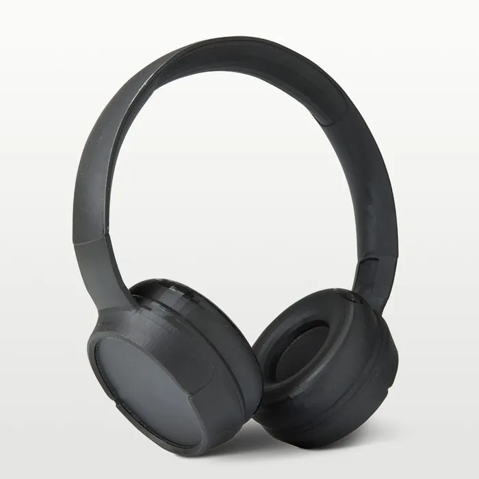 Auriculares impresos con Alpha Black